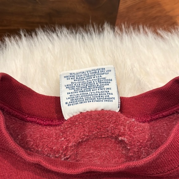 VINTAGE San Francisco 49ers Red Crewneck Sweatshirt size L pre-owned. - Picture 8 of 9